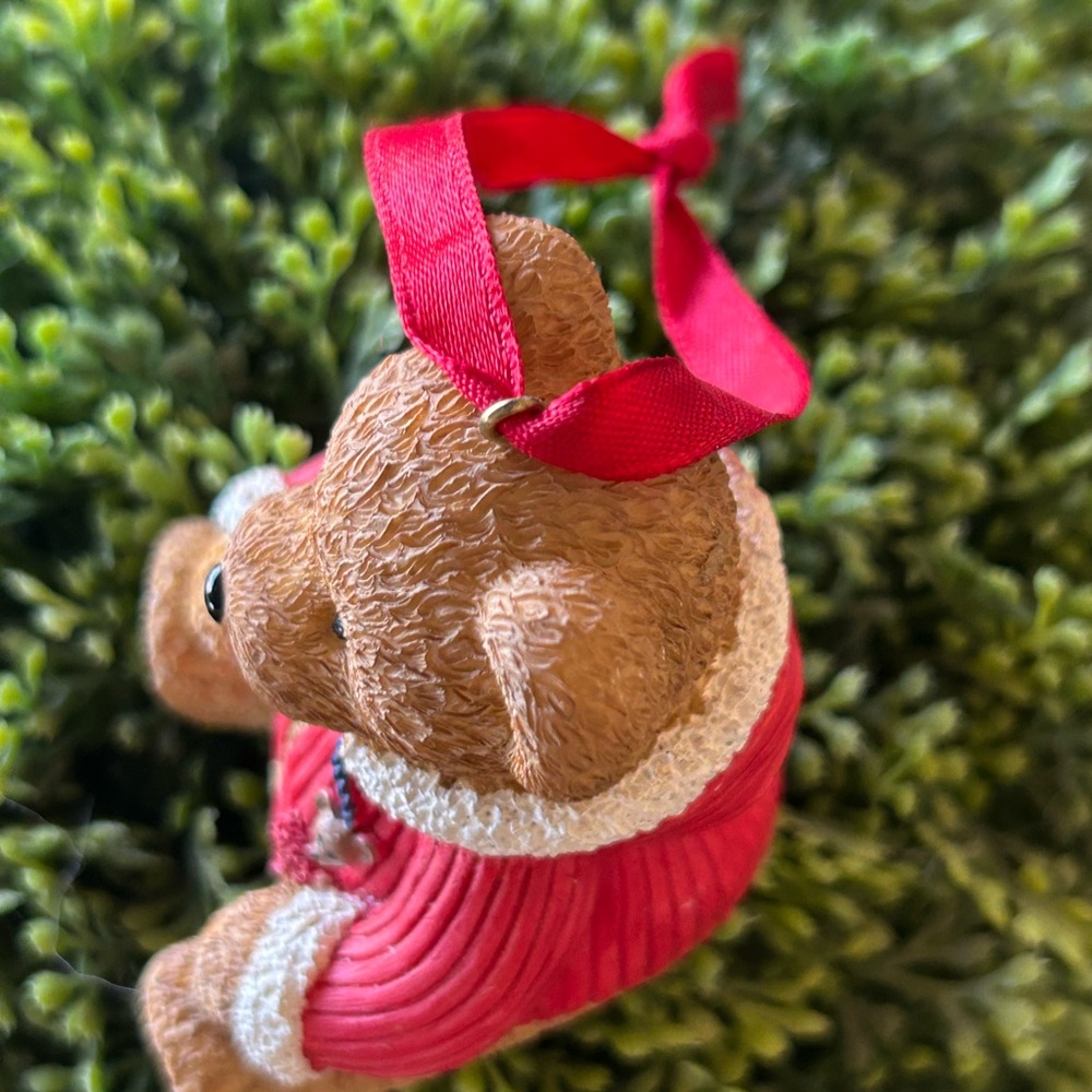 Harrods 2007 collectible Holiday Ornament Teddy Bear - Picture 5 of 7